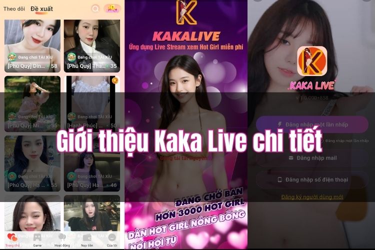 Thông tin giới thiệu Kaka Live - Ứng dụng live idol trực tuyến đẳng cấp