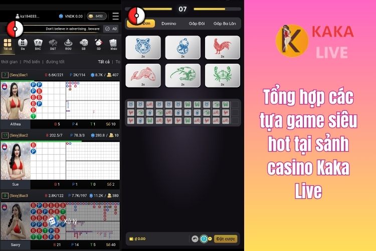 Tổng hợp các tựa game siêu hot tại sảnh Casino